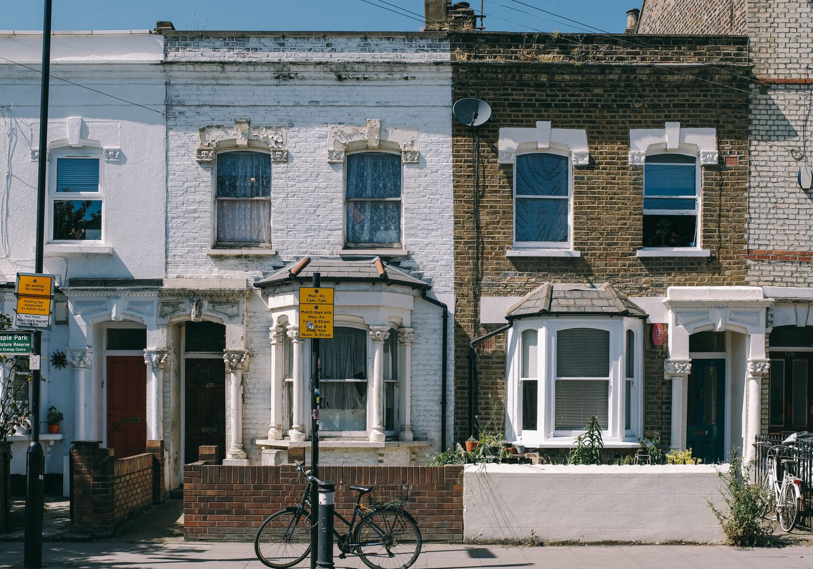 Victorian terraced houses in Croydon, South London